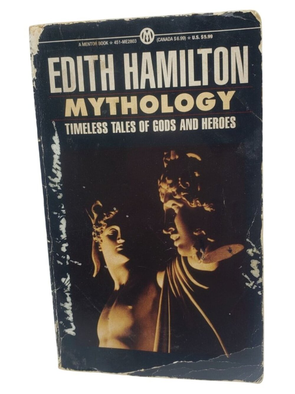 Mythology by Edith Hamilton 1963 Mass Market Paperback
